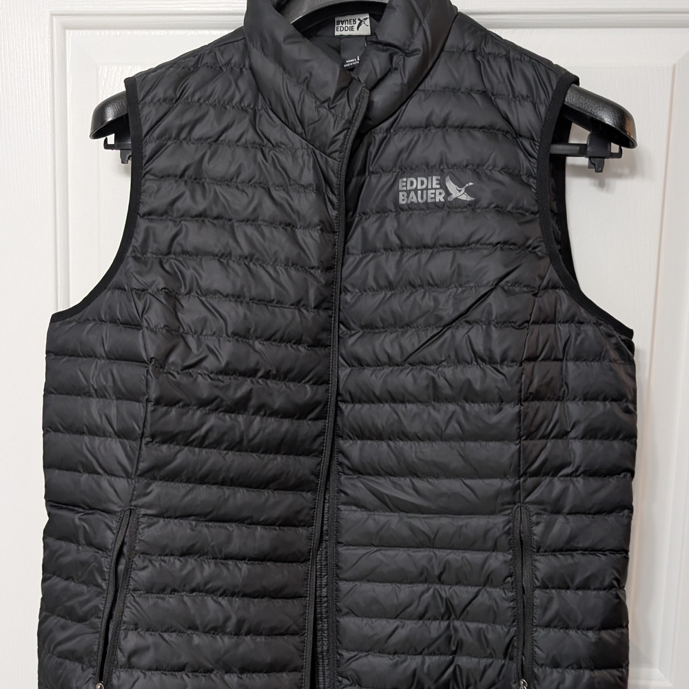 Eddie Bauer Women's Black Quilted Vest